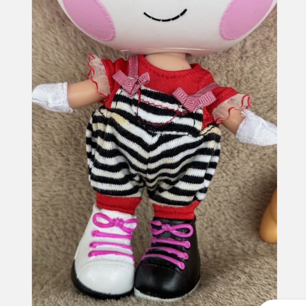 Lalaloopsy Littles Sister Sherri Charades (mime)Doll. Pink, Black& White. No Dog - Picture 3 of 10